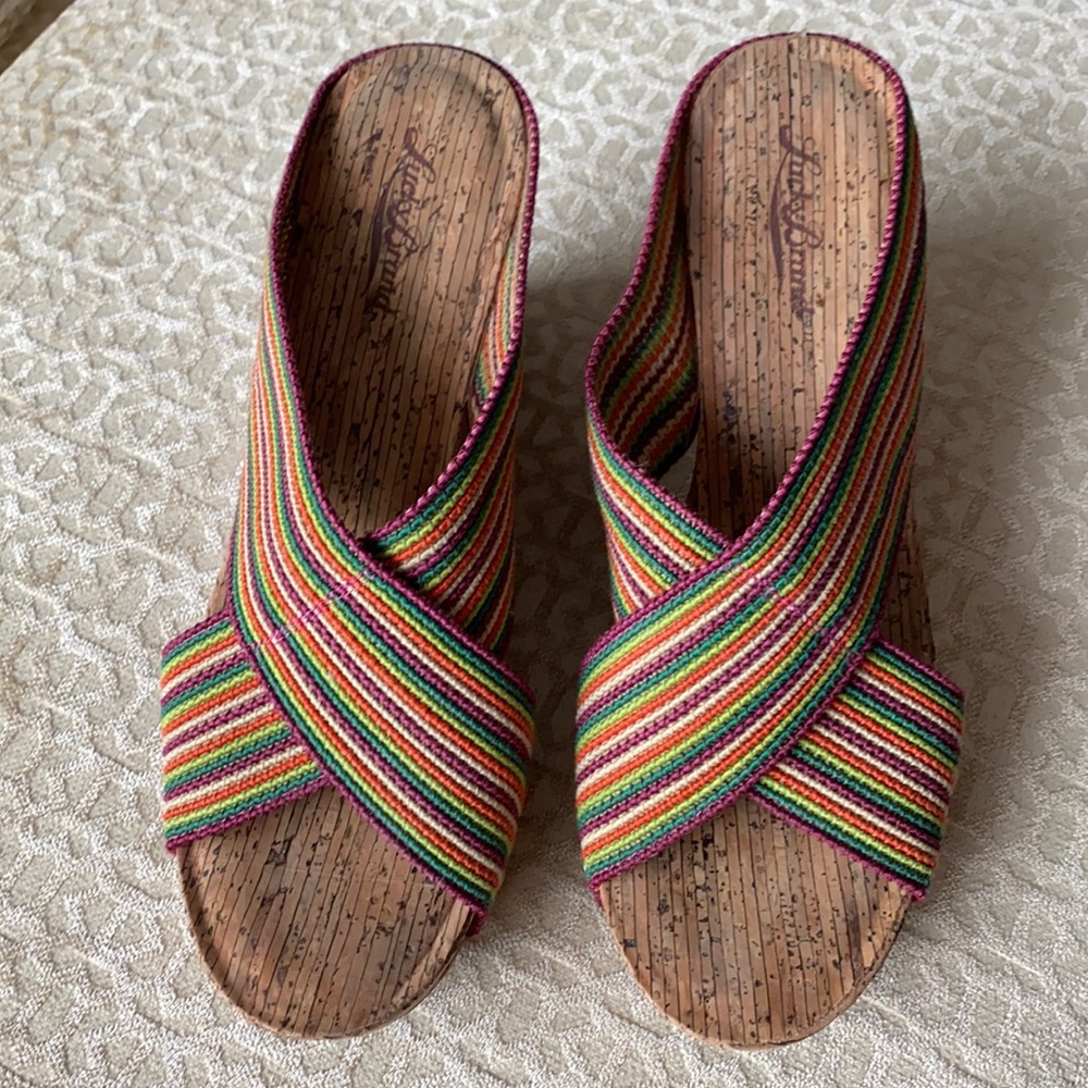 Lucky Brand wedge sandals
